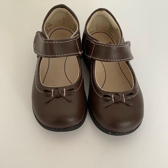 New! Pediped Flex Mary Isabelle Shoes- brown size 24 is 7.5-8 - Picture 4 of 5